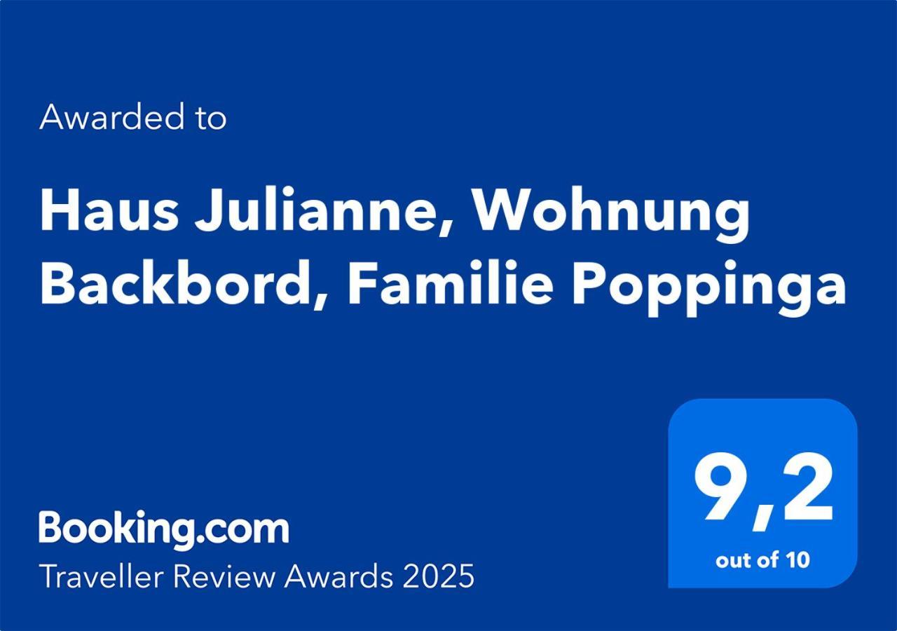 Haus Julianne, Wohnung Backbord, Familie Poppinga Norderney Kültér fotó